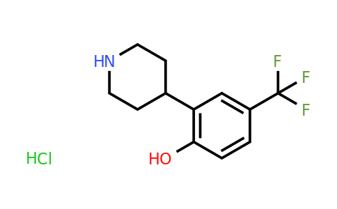 CAS 1311254-47-3 | 2-(Piperidin-4-yl)-4-(trifluoromethyl)phenol hydrochloride