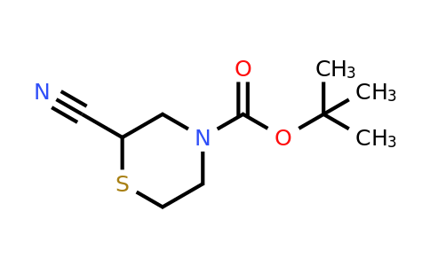 CAS 1311254-50-8 | tert-Butyl 2-cyanothiomorpholine-4-carboxylate
