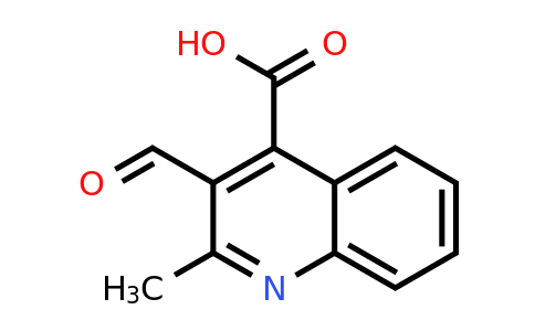 CAS 1311254-70-2 | 3-Formyl-2-methylquinoline-4-carboxylic acid