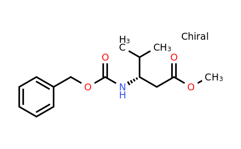 CAS 1311255-15-8 | (S)-Methyl 3-(((benzyloxy)carbonyl)amino)-4-methylpentanoate