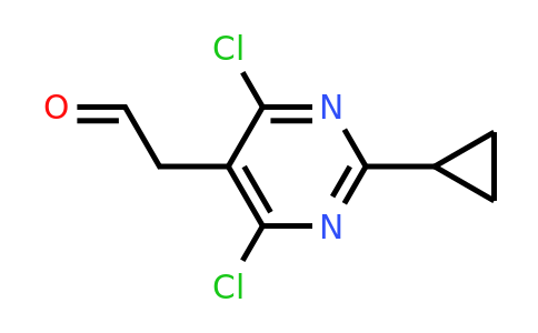 CAS 1311275-29-2 | 2-(4,6-Dichloro-2-cyclopropylpyrimidin-5-yl)acetaldehyde
