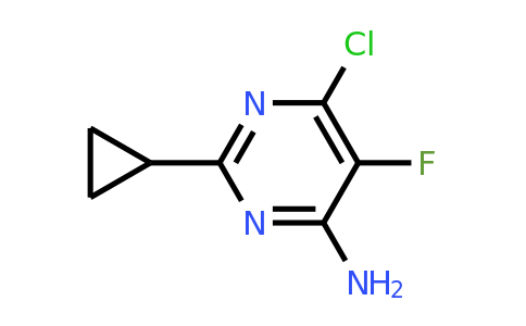 CAS 1311275-34-9 | 6-Chloro-2-cyclopropyl-5-fluoropyrimidin-4-amine