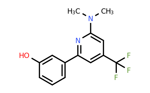 CAS 1311278-78-0 | 3-(6-(Dimethylamino)-4-(trifluoromethyl)pyridin-2-yl)phenol