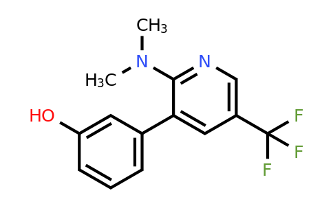 CAS 1311280-02-0 | 3-(2-(Dimethylamino)-5-(trifluoromethyl)pyridin-3-yl)phenol
