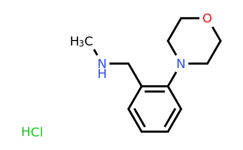 CAS 1311313-57-1 | Methyl({[2-(morpholin-4-yl)phenyl]methyl})amine hydrochloride