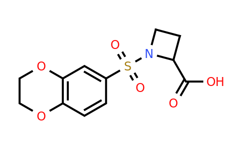 CAS 1311313-61-7 | 1-(2,3-Dihydro-1,4-benzodioxine-6-sulfonyl)azetidine-2-carboxylic acid