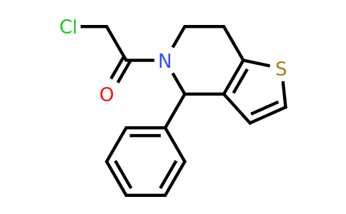 CAS 1311313-65-1 | 2-Chloro-1-{4-phenyl-4H,5H,6H,7H-thieno[3,2-c]pyridin-5-yl}ethan-1-one