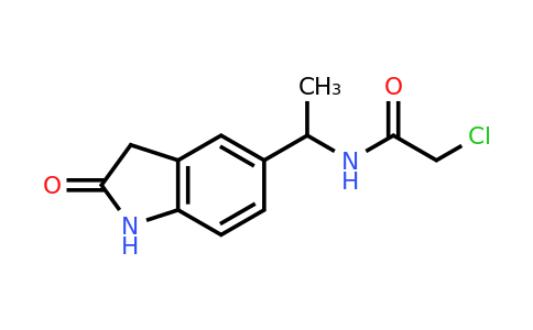 CAS 1311313-81-1 | 2-Chloro-N-[1-(2-oxo-2,3-dihydro-1H-indol-5-yl)ethyl]acetamide