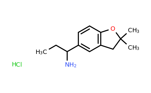 CAS 1311313-92-4 | 1-(2,2-Dimethyl-2,3-dihydro-1-benzofuran-5-yl)propan-1-amine hydrochloride