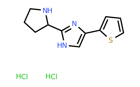 CAS 1311314-00-7 | 2-(Pyrrolidin-2-yl)-4-(thiophen-2-yl)-1H-imidazole dihydrochloride