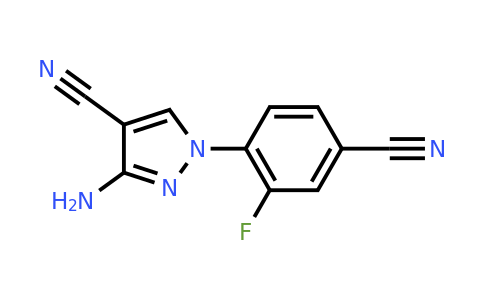 CAS 1311314-05-2 | 3-Amino-1-(4-cyano-2-fluorophenyl)-1H-pyrazole-4-carbonitrile