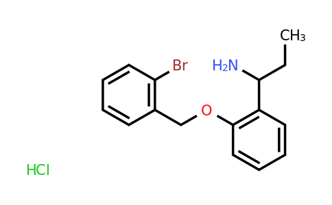 CAS 1311314-33-6 | 1-{2-[(2-bromophenyl)methoxy]phenyl}propan-1-amine hydrochloride