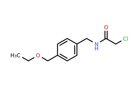 CAS 1311314-43-8 | 2-Chloro-N-{[4-(ethoxymethyl)phenyl]methyl}acetamide