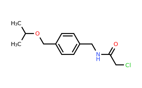 CAS 1311314-50-7 | 2-Chloro-N-({4-[(propan-2-yloxy)methyl]phenyl}methyl)acetamide