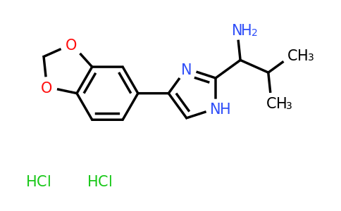 CAS 1311314-79-0 | 1-[4-(2H-1,3-Benzodioxol-5-yl)-1H-imidazol-2-yl]-2-methylpropan-1-amine dihydrochloride