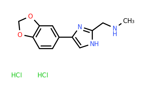 CAS 1311314-88-1 | {[4-(2H-1,3-benzodioxol-5-yl)-1H-imidazol-2-yl]methyl}(methyl)amine dihydrochloride