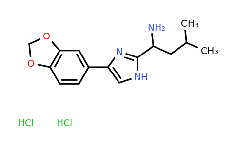 CAS 1311314-92-7 | 1-[4-(2H-1,3-Benzodioxol-5-yl)-1H-imidazol-2-yl]-3-methylbutan-1-amine dihydrochloride