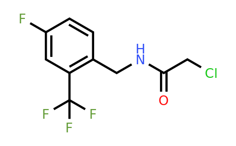 CAS 1311314-95-0 | 2-Chloro-N-{[4-Fluoro-2-(Trifluoromethyl)Phenyl]Methyl}Acetamide