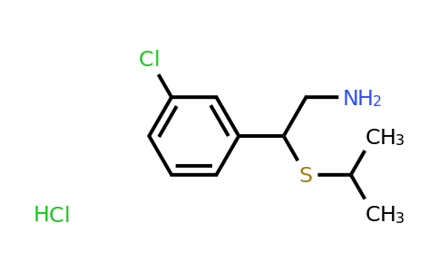 CAS 1311315-02-2 | 2-(3-Chlorophenyl)-2-(propan-2-ylsulfanyl)ethan-1-amine hydrochloride