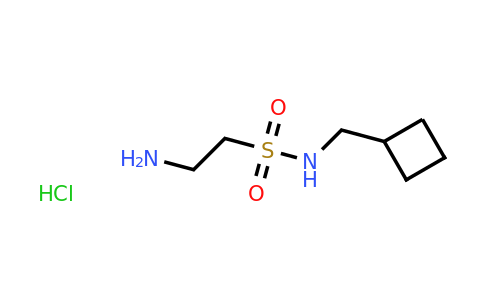 CAS 1311315-06-6 | 2-amino-N-(cyclobutylmethyl)ethane-1-sulfonamide hydrochloride