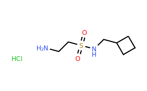 2-amino-N-(cyclobutylmethyl)ethane-1-sulfonamide hydrochloride