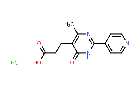 CAS 1311315-21-5 | 3-[4-Methyl-6-oxo-2-(pyridin-4-yl)-1,6-dihydropyrimidin-5-yl]propanoic acid hydrochloride
