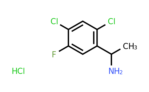 CAS 1311315-38-4 | 1-(2,4-Dichloro-5-fluorophenyl)ethan-1-amine hydrochloride