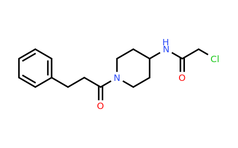 2-Chloro-N-[1-(3-phenylpropanoyl)piperidin-4-yl]acetamide