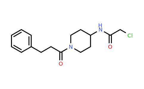 CAS 1311315-50-0 | 2-Chloro-N-[1-(3-phenylpropanoyl)piperidin-4-yl]acetamide