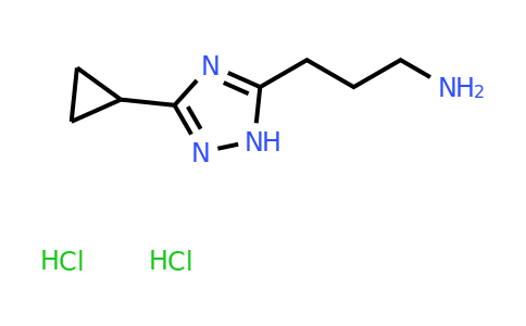 CAS 1311315-75-9 | 3-(3-Cyclopropyl-1H-1,2,4-triazol-5-yl)propan-1-amine dihydrochloride