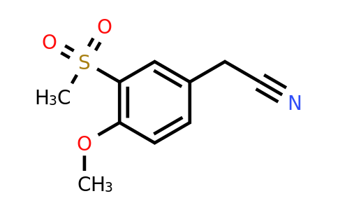 CAS 1311315-78-2 | 2-(3-Methanesulfonyl-4-methoxyphenyl)acetonitrile