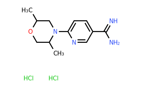 CAS 1311315-86-2 | 6-(2,5-Dimethylmorpholin-4-yl)pyridine-3-carboximidamide dihydrochloride