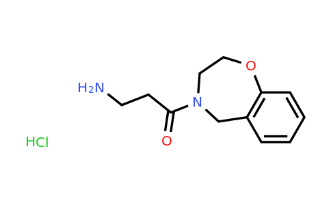 CAS 1311315-92-0 | 3-Amino-1-(2,3,4,5-tetrahydro-1,4-benzoxazepin-4-yl)propan-1-one hydrochloride