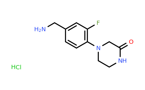 CAS 1311315-93-1 | 4-[4-(Aminomethyl)-2-fluorophenyl]piperazin-2-one hydrochloride