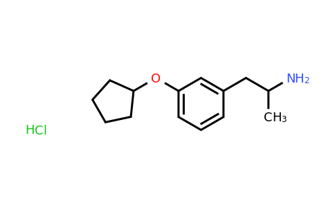CAS 1311316-27-4 | 1-[3-(Cyclopentyloxy)phenyl]propan-2-amine hydrochloride