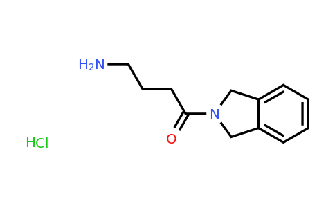 CAS 1311316-46-7 | 4-Amino-1-(2,3-dihydro-1H-isoindol-2-yl)butan-1-one hydrochloride