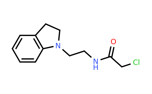 CAS 1311316-78-5 | 2-Chloro-N-[2-(2,3-dihydro-1H-indol-1-yl)ethyl]acetamide
