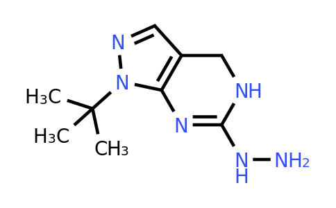 CAS 1311316-97-8 | 1-tert-Butyl-6-hydrazinyl-1H,4H,5H-pyrazolo[3,4-d]pyrimidine