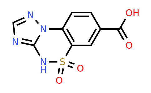 CAS 1311316-98-9 | 4H-Benzo[e][1,2,4]triazolo[5,1-c][1,2,4]thiadiazine-7-carboxylic acid 5,5-dioxide