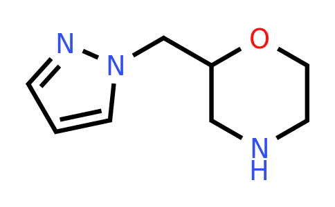 CAS 1311317-06-2 | 2-(1H-Pyrazol-1-ylmethyl)morpholine