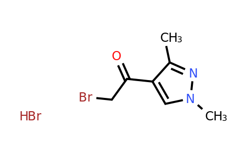 CAS 1311317-12-0 | 2-Bromo-1-(1,3-dimethyl-1H-pyrazol-4-yl)ethan-1-one hydrobromide