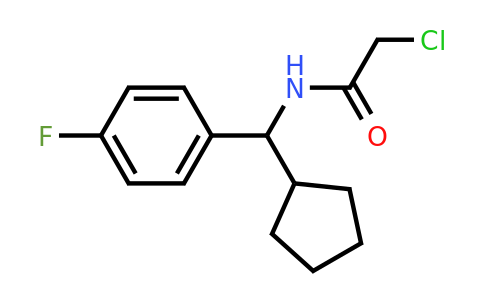 CAS 1311317-22-2 | 2-Chloro-N-[cyclopentyl(4-fluorophenyl)methyl]acetamide