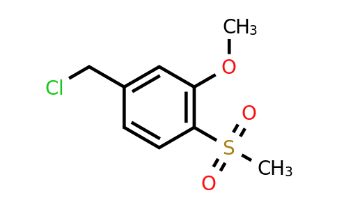 CAS 1311317-51-7 | 4-(Chloromethyl)-1-methanesulfonyl-2-methoxybenzene