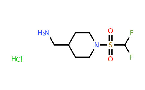 CAS 1311317-54-0 | 1-(1-difluoromethanesulfonylpiperidin-4-yl)methanamine hydrochloride