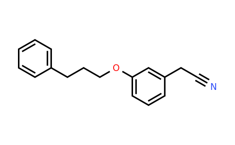 CAS 1311317-75-5 | 2-[3-(3-Phenylpropoxy)phenyl]acetonitrile