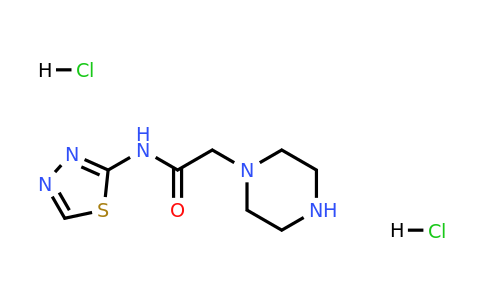 CAS 1311317-81-3 | 2-(Piperazin-1-yl)-N-(1,3,4-thiadiazol-2-yl)acetamide dihydrochloride