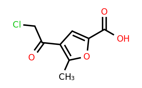 CAS 1311317-83-5 | 4-(2-Chloroacetyl)-5-methylfuran-2-carboxylic acid
