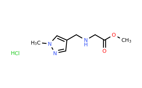 CAS 1311317-86-8 | Methyl 2-{[(1-methyl-1H-pyrazol-4-yl)methyl]amino}acetate hydrochloride