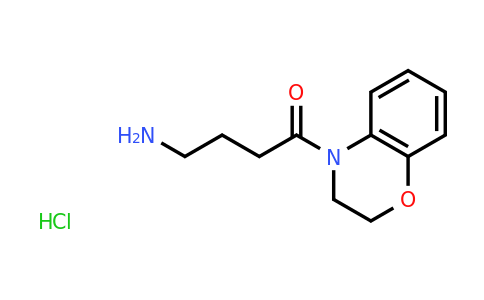 CAS 1311317-90-4 | 4-Amino-1-(3,4-dihydro-2H-1,4-benzoxazin-4-yl)butan-1-one hydrochloride