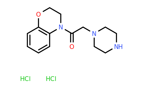 CAS 1311317-96-0 | 1-(3,4-Dihydro-2H-1,4-benzoxazin-4-yl)-2-(piperazin-1-yl)ethan-1-one dihydrochloride